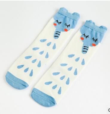 Mädchen Socken knie hohe Kinder Baby Nette bär panda druck Baumwolle Socken bein wärmt herbst tuch junge knie socke kleinkind socke: Elephant