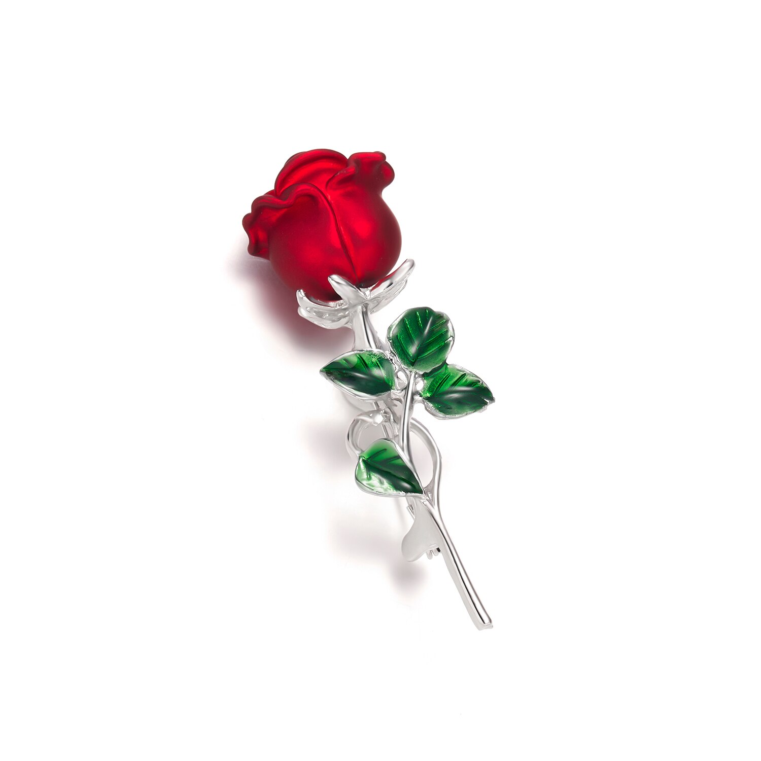 Rinhoo-broche de esmalte de plantas y flores, broche Retro de hoja de arce, Margarita, tulipán, cesta de flores, campana, orquídea, rosa, alfileres para solapa, joyería de boda: 9