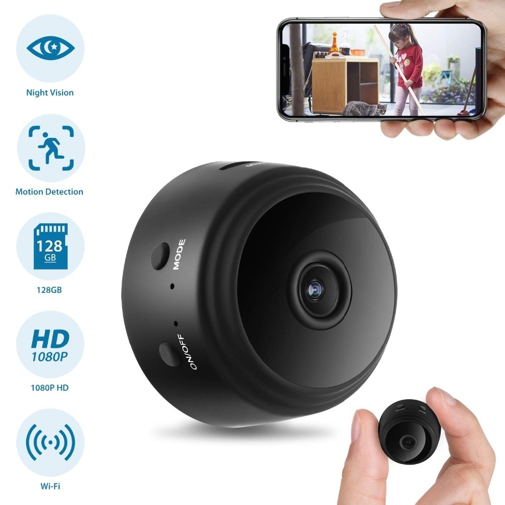 HD 1080P Mini WIFI Camera Wireless Home Security Dvr Night Vision Motion Surveillance Wide Angle Remote Monitor Video RecorderA9