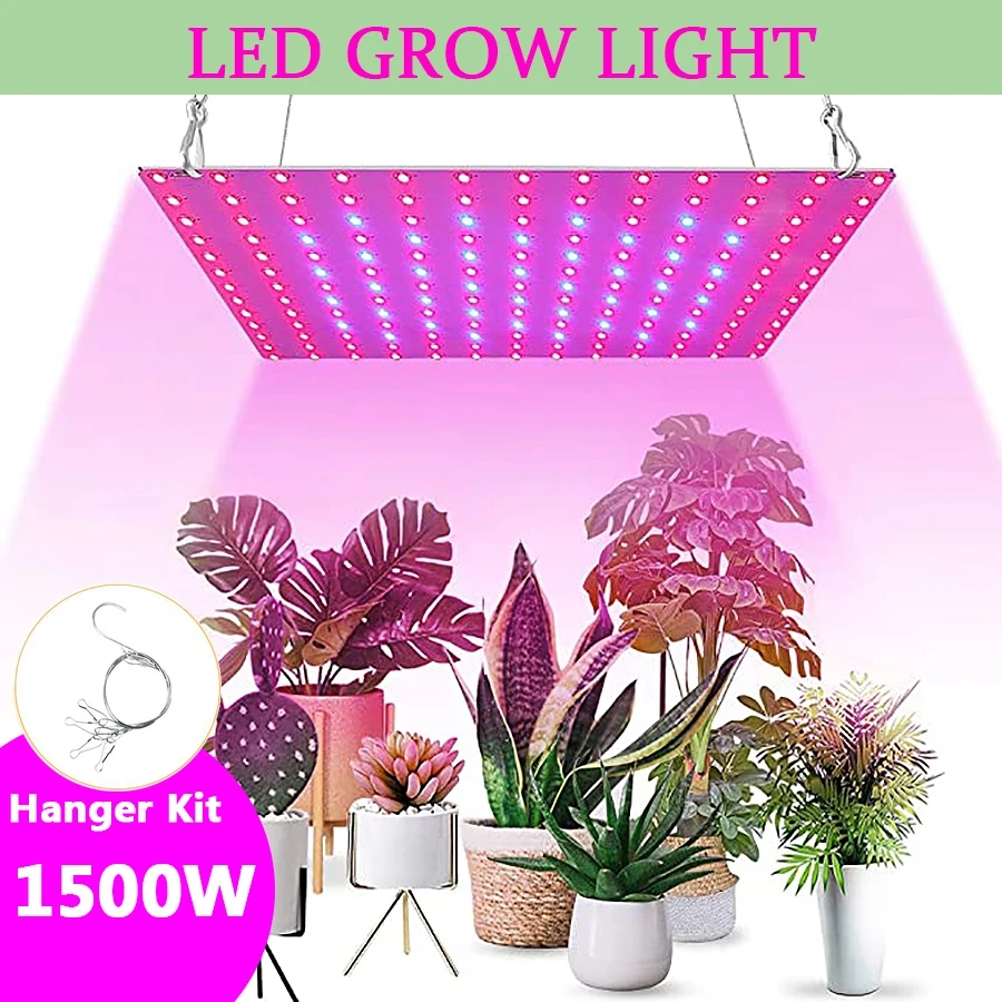 Led-växellampa fullspektrumlampa 1000w x 1500w led-växtlampor växthus inomhus fytolampa odlingsbelysning usa eu uk-kontakt