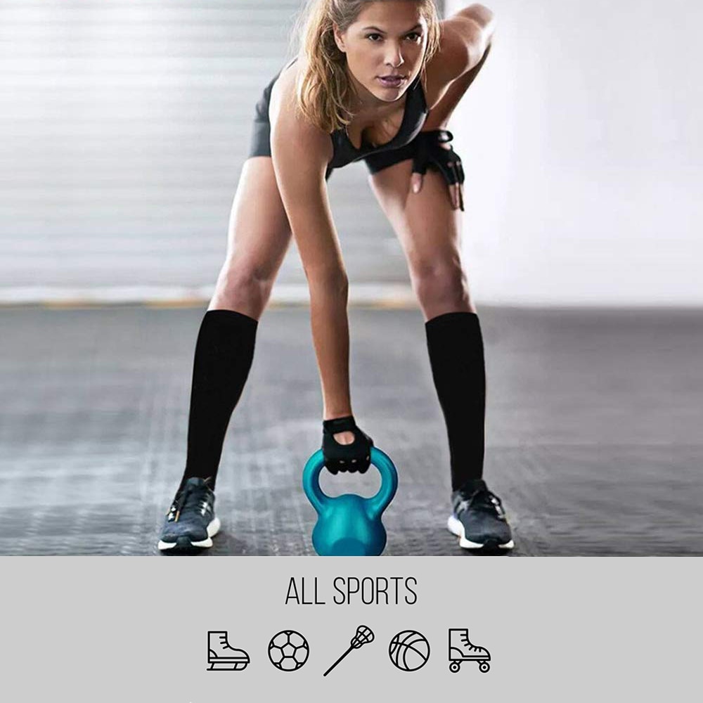 Calcetines de compresión Brothock, medias médicas de nailon para lactancia, calcetines deportivos transpirables para adultos de secado rápido para ciclismo al aire libre