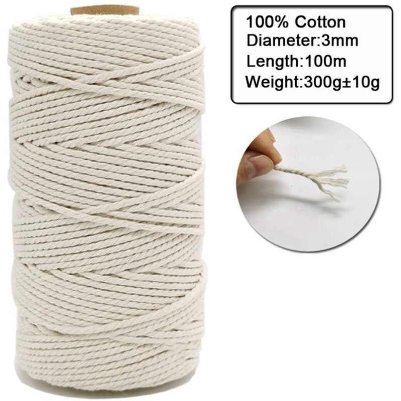 Macrame Kits Nature Cotton Macrame Cord Macrame Rope Kit Macrame Beads Kit DIY Supplies for Adults Teens Beginners O11 21