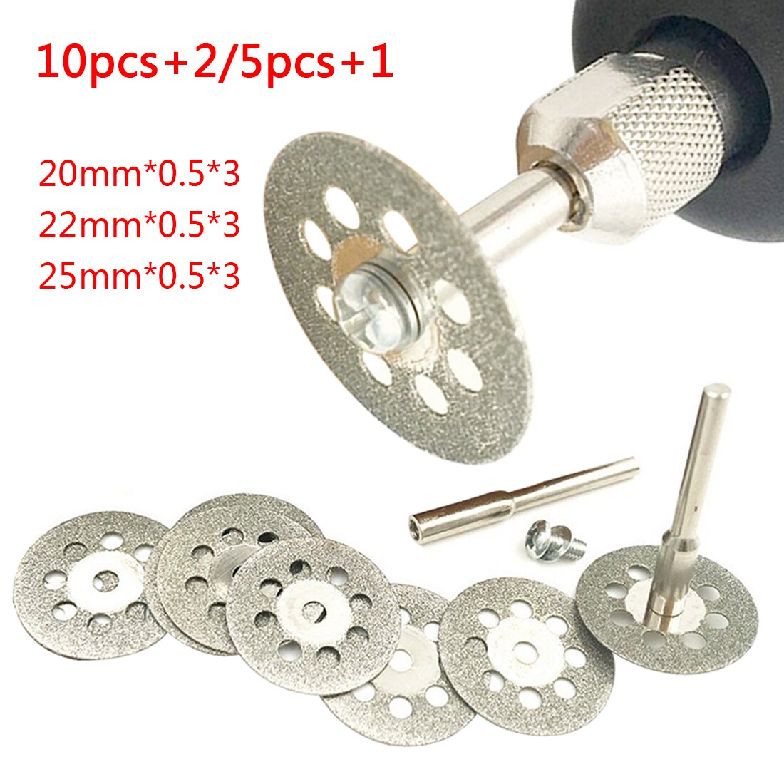 20/22/25mm diamond grinding wheel 12/6pcs mini circular saw cutting disc Diamond Abrasive disc rotary tool