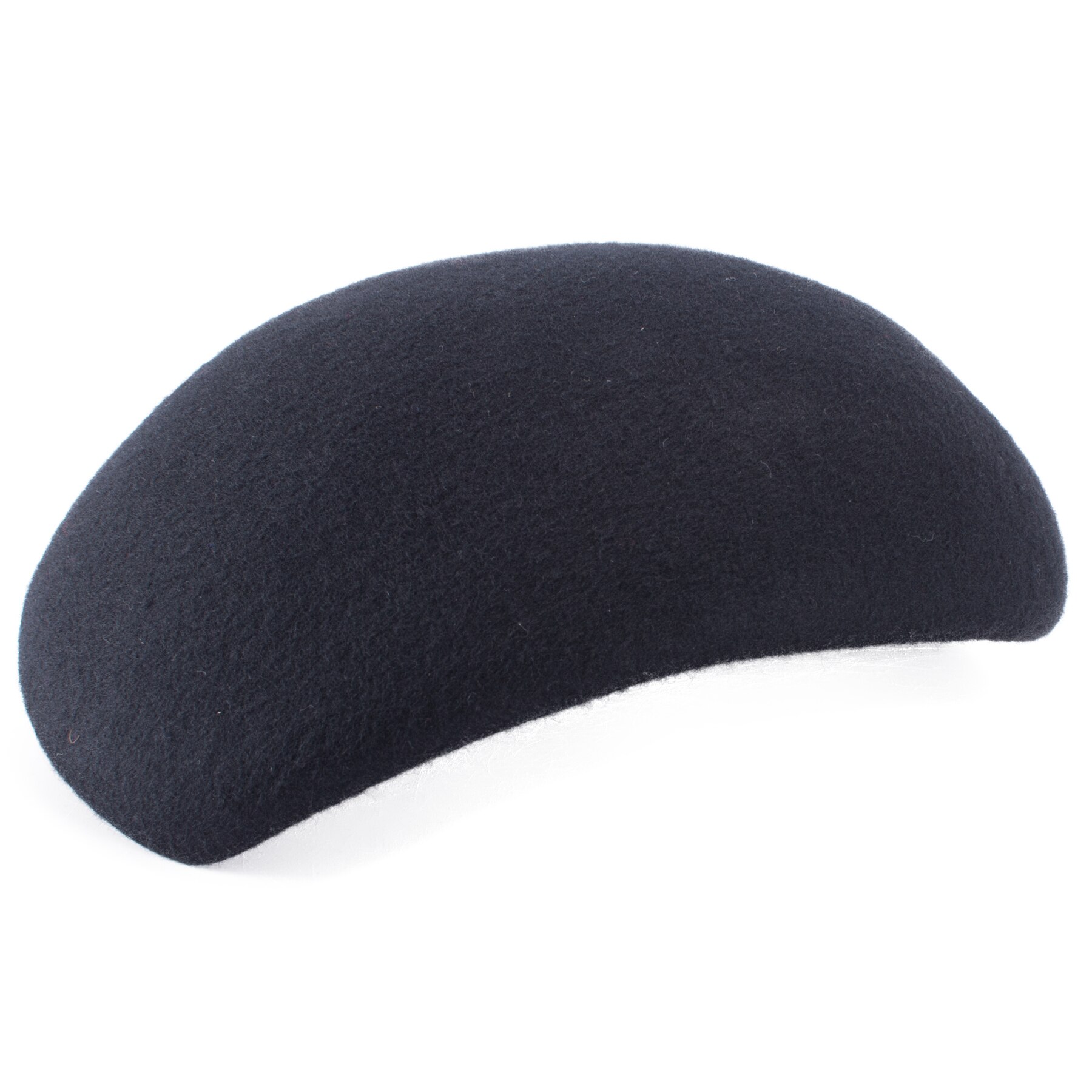 Lawliet-Sombrero de lana bloqueada con inclinación de fieltro para mujer, tocado para cóctel, sin recorte, Pillbox, Base de fieltro, A597