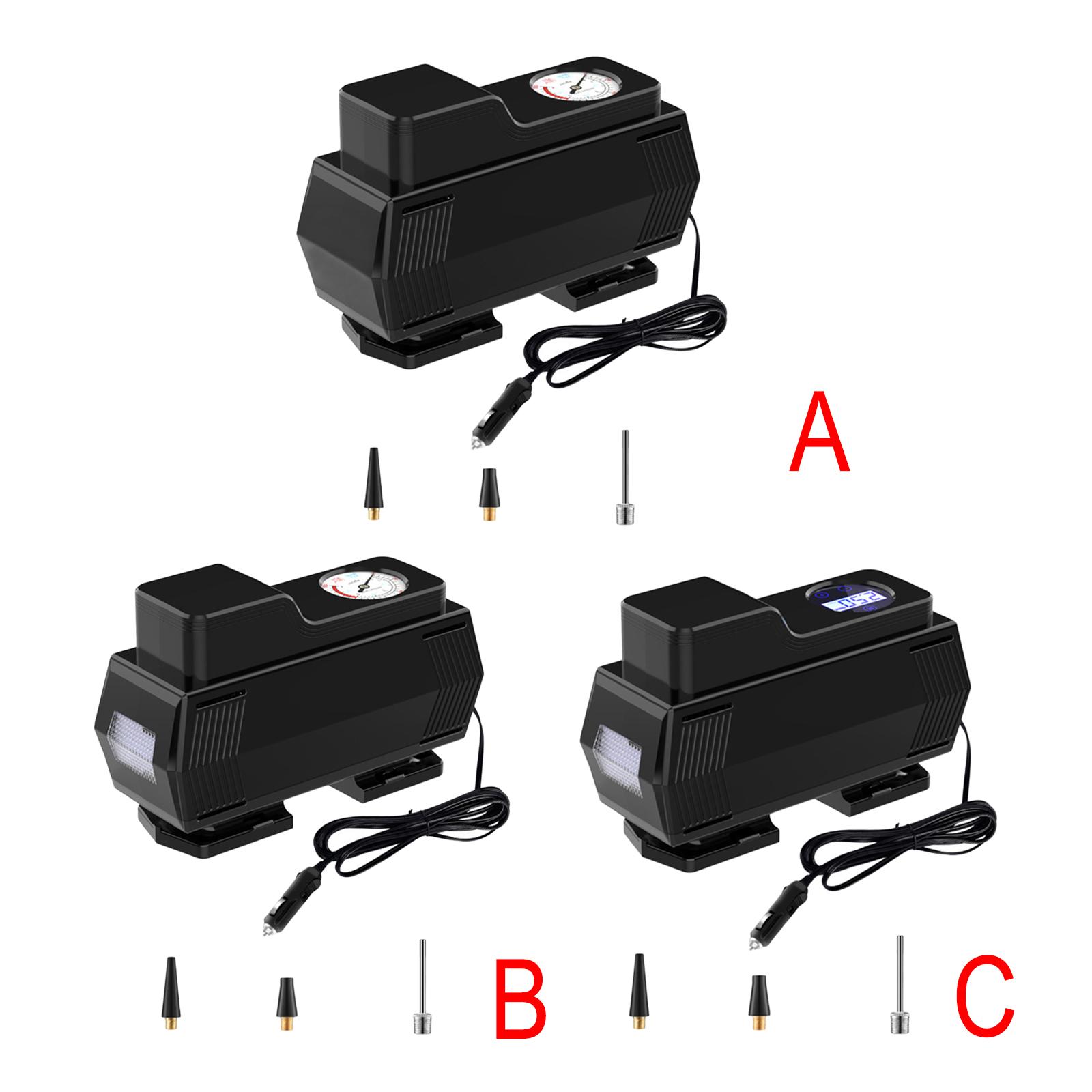 12V Automobile Tire Inflator Pump Air Compressor Pump Vehicle-Mounted Tyre Inflator for Bicycles Cars Motorcycles Truck SUV