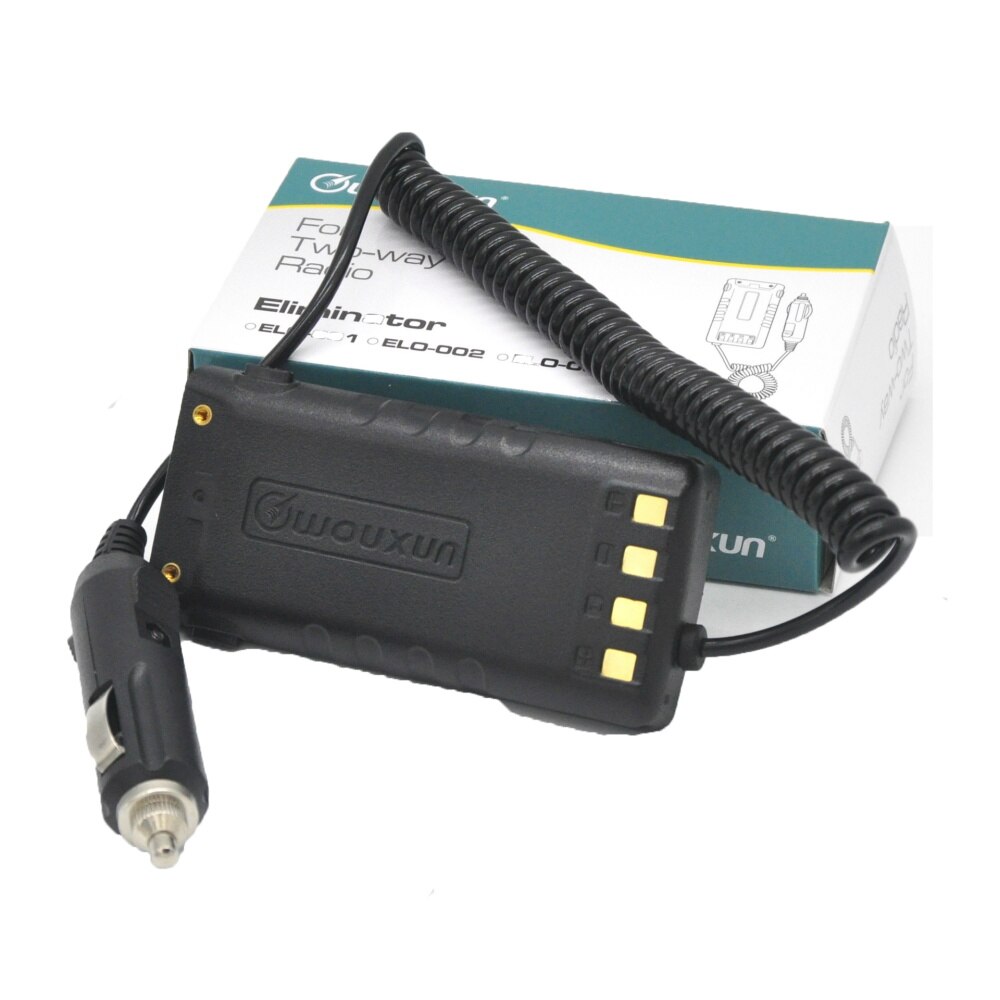 Original Wouxun KG-UV9D Radio Car Charger Battery Eliminator for Wouxun Walkie Talkie Transceiver KG-UV9D Plus Portable Radio