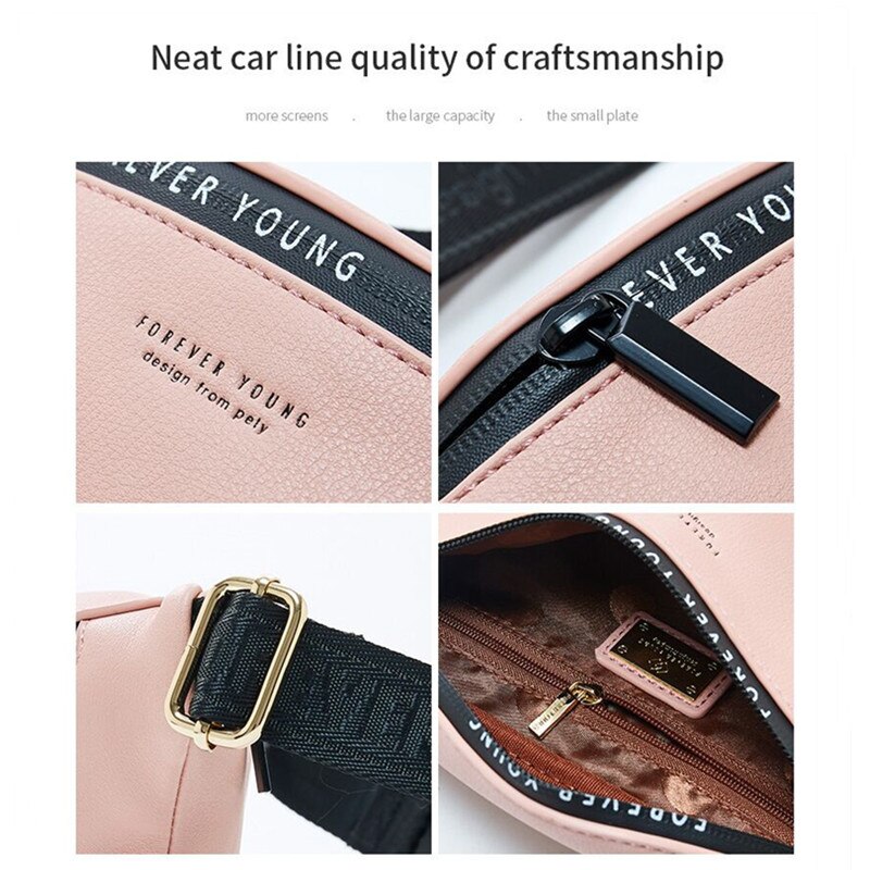 Vento Marea Frauen Taille Tasche Leder Männer fanny Packungen Gelb Mädchen Gürtel Brust Tasche Kissen Kleine Weibliche Reise beutel