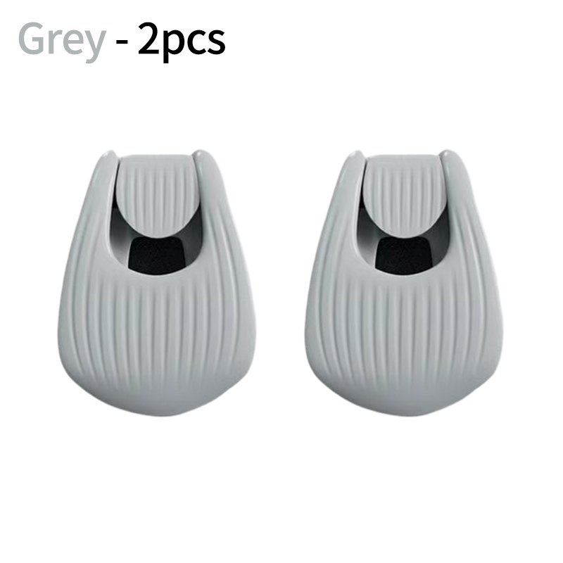 2pcs Fishing Rod Holder Fishing Equipment Anti-Slip Pole Hooks Keeper Quick-Attach Fishing Rod Holder Grip Tackle Organizer: WHITE