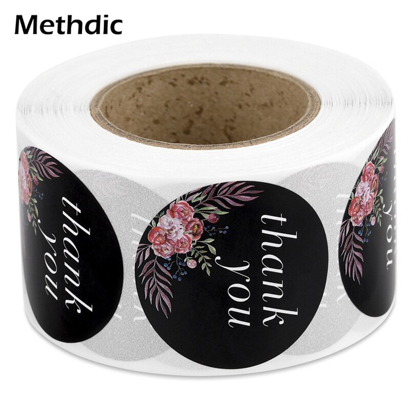 Methdic 500 Stickers Dank U Stickers Dank U Kaarten Voor Gunsten Dank U Label