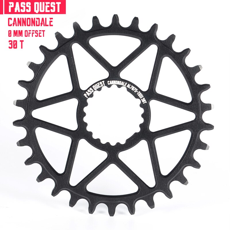 Pass Quest For CANNONDALE si ss 0mm Offset Bike Chainwheel 28T 30T 32T 34T 36T 38T 40T Bike Chainrings mtb parts: 30