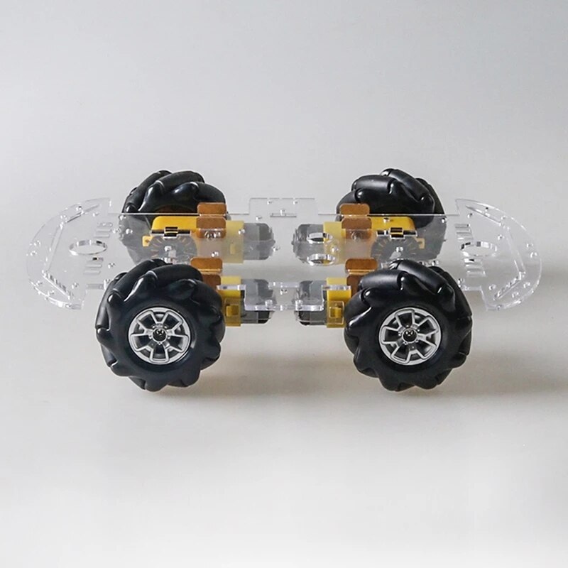 60mm Mecanum Wheel DIY 4WD RC Intelligent Mobile Robot Platform Kit 4pcs TT Motors for Maker Learning