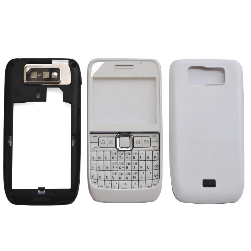ZUGZUC Plastic Full Housing For Nokia E63 Full Complete Housing Back Cover+Middle Frame+Front Frame+Keyboard+Logo