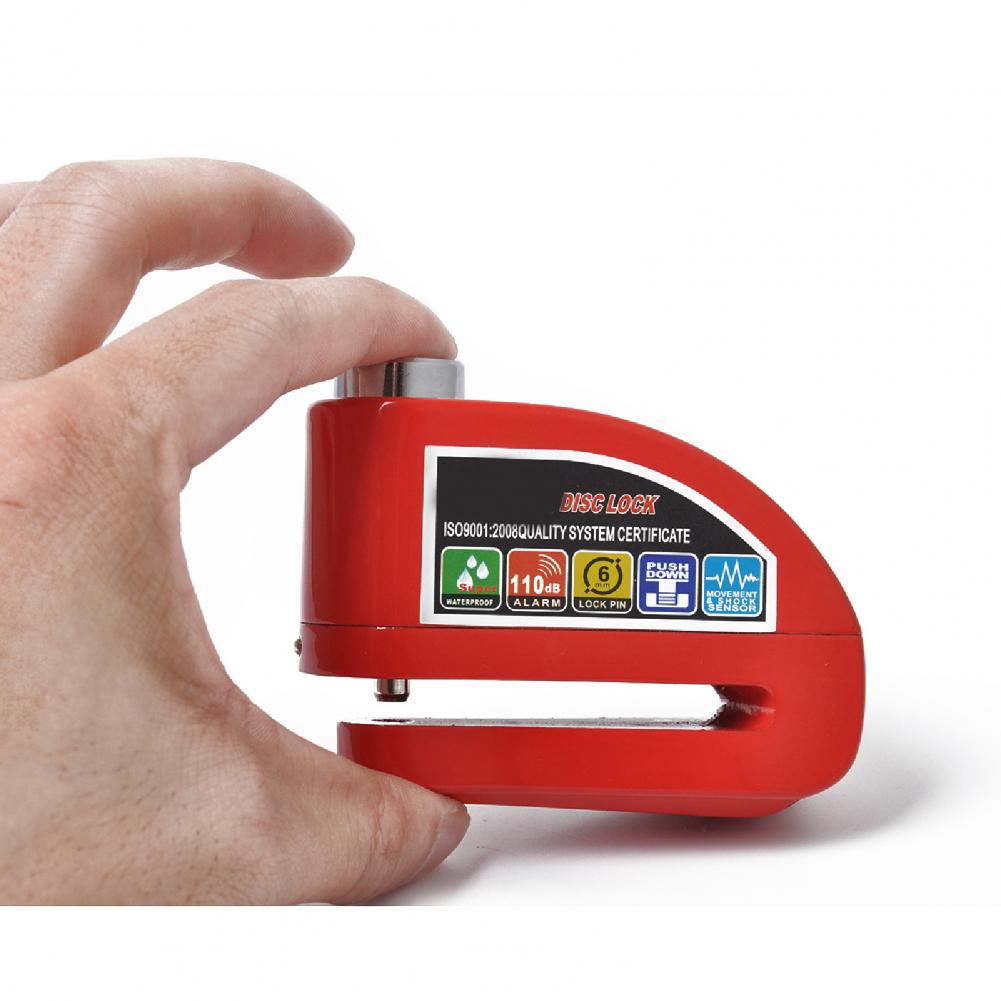 Brake Lock High-decibel Alarm Wide Application Alloy Anti-theft Scooter Lock for Motorcycle