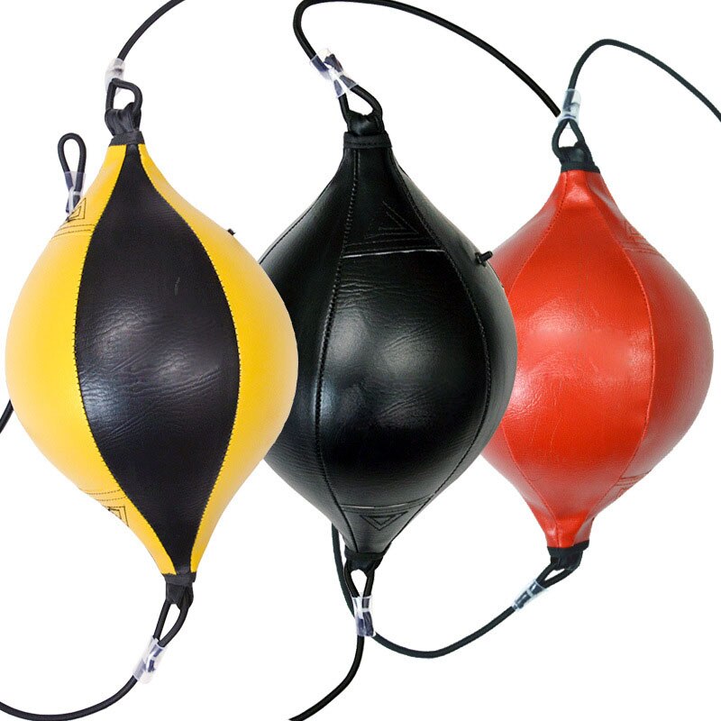 Kick Boxing Speed Ball PU Punching Ball Double End MMA Muay Thai Boxe Bag Fitness Training Home GYM Exercise Equipment