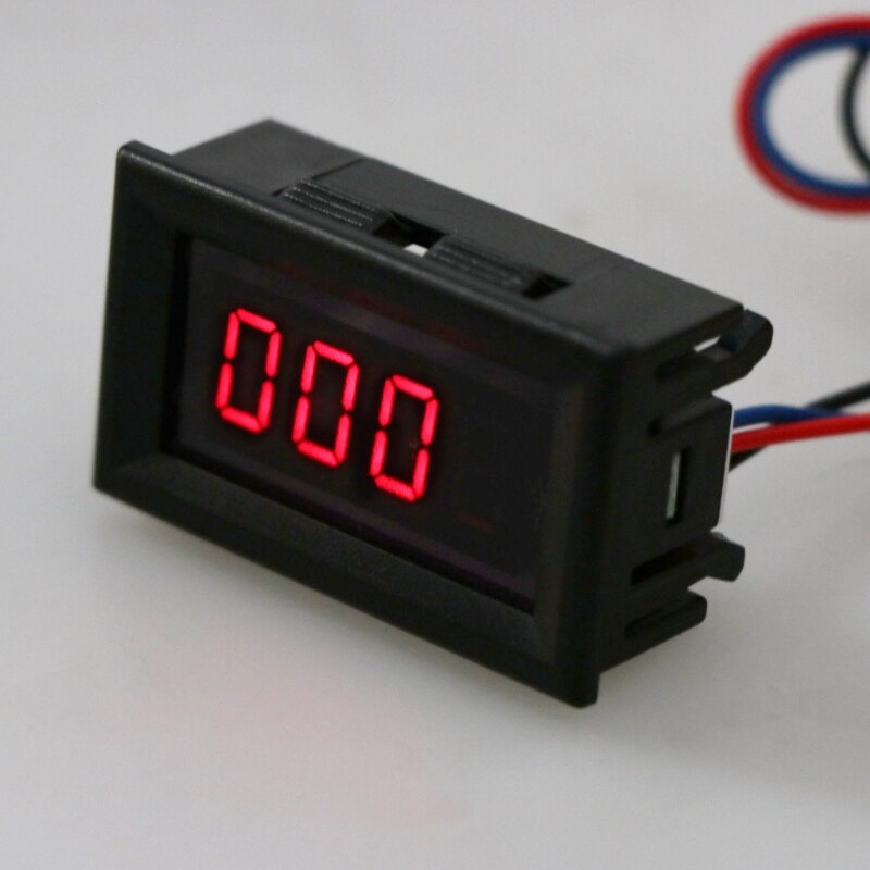 Auto Motorrad Digitaler Tachometer Tacho Messgerät mit Batterie Überspannung Alarm