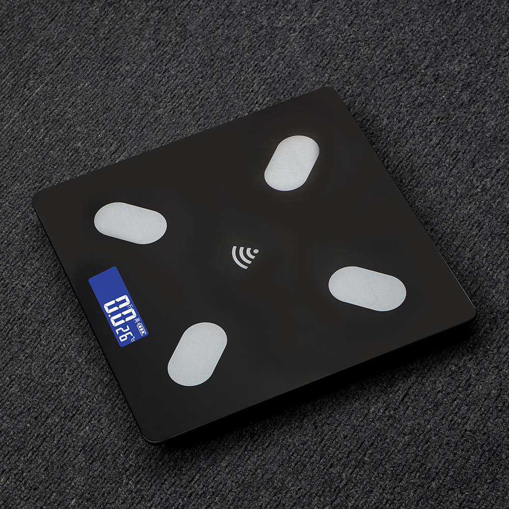 Lcd digital skærm husholdningsvægt smart bmi fedtvægt usb opladning intelligent bluetooth app android ios