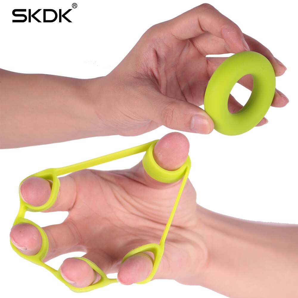 SKDK 1 zestaw profesjonalny palec trenażer siłowy silikonowy ręczny krążek robić ściskania ćwiczący trening siłownia palec zwiększać chwytak