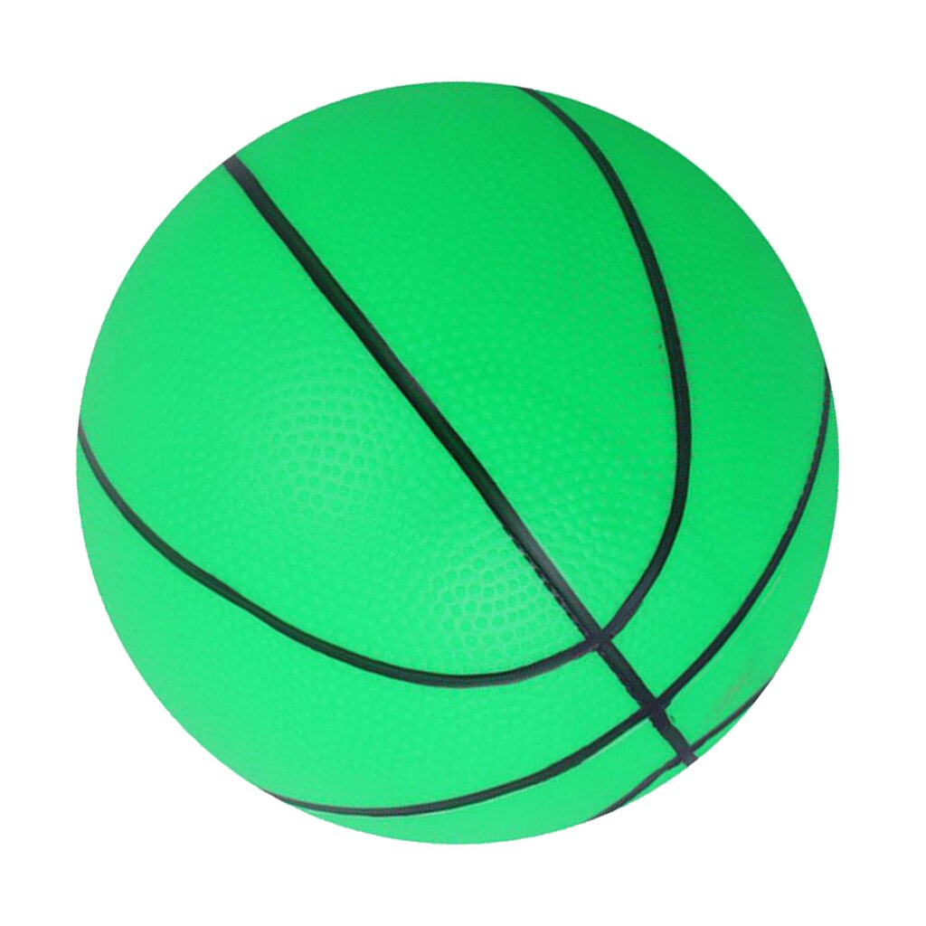 Mini Inflation Basketball Ø 16 Cm Ball for Kids Baby Summer Outdoor Sports: Green