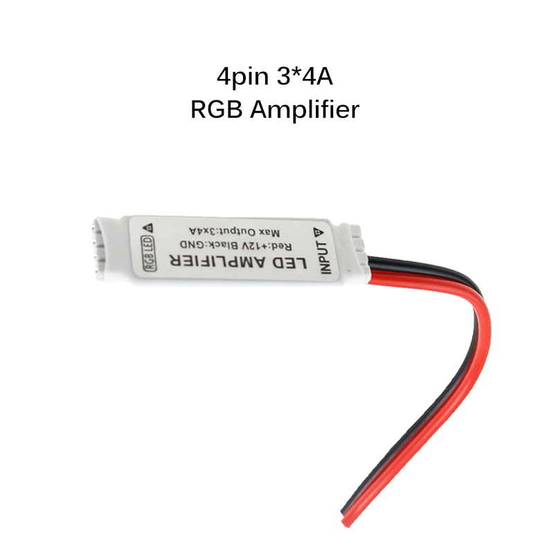 4/5/6 pin rgb rgbw kontrolleren ledet forsterker  dc 5v 12v 24v ledet stripe signal repeater tilbehør til rgb rgbw rgb + cct stripe jq