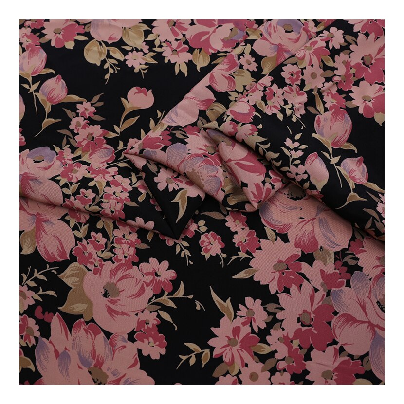 Tissu en crêpe De Chine imprimé, étoffe douce pour la peau De mûrier, sarouel drapé, vêtements, chemise, tissu au mètre