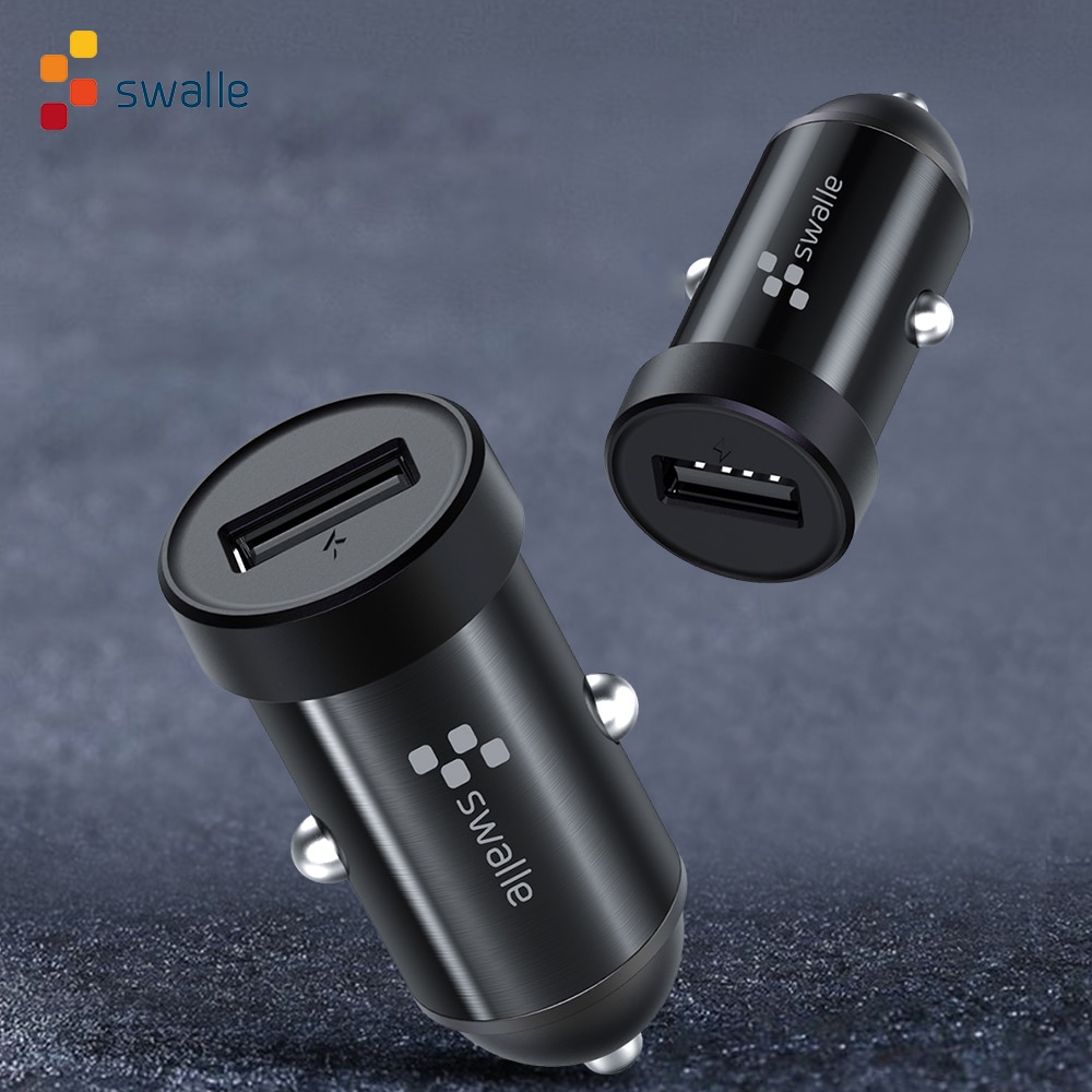 2020 Swalle mini USB Caricabatteria Da auto per Il Telefono mobile tavoletta GPS Veloce Caricabatteria Da auto-Caricabatteria Da auto USB Caricatore Del Telefono adattatore in auto