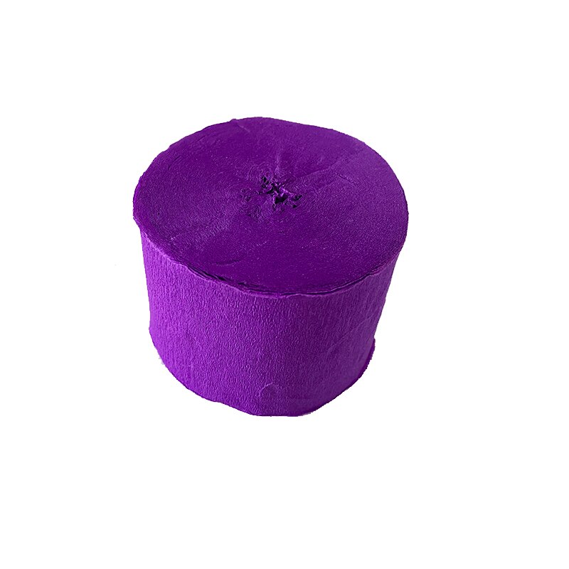 Banderole de fête en papier froissé, 82 pieds, 25M, décorations d&#39;arrière-plan colorées en papier crêpe pour enfants, décor de mariage d&#39;anniversaire: A02