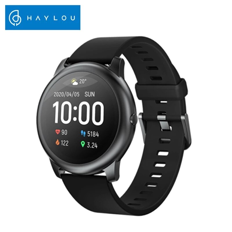 Xiaomi Haylou solaire LS02 montre intelligente 1.4LED pouce IP68 étanche Sport tension artérielle Bracelet pour Android iOS solaire poignet: Xiaomi LSO5