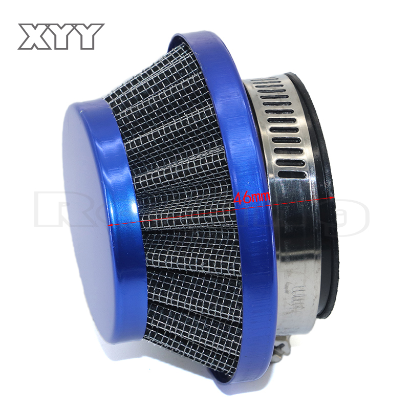 Filtro de aire colorido Mini Moto 42mm 58mm compatible con 2 tiempos 37cc 47cc 49cc Mini ATV Quad Dirt Bike Pocket Bike Pit Bike