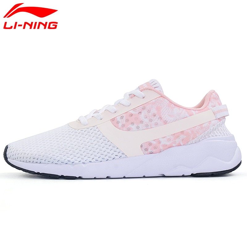 Li-Ning Women's Heather Sports Life Lifestyle Shoes Leisure Breathable Sneakers LiNing li ning Light Sport Shoes AGCM054 YXB042