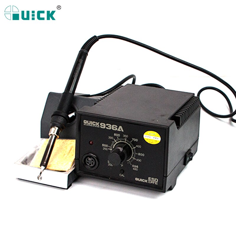 QUICK 936A soldering station temperature rework station Pure copper solder for cell-phone BGA SMD PCB IC Repair solder tools