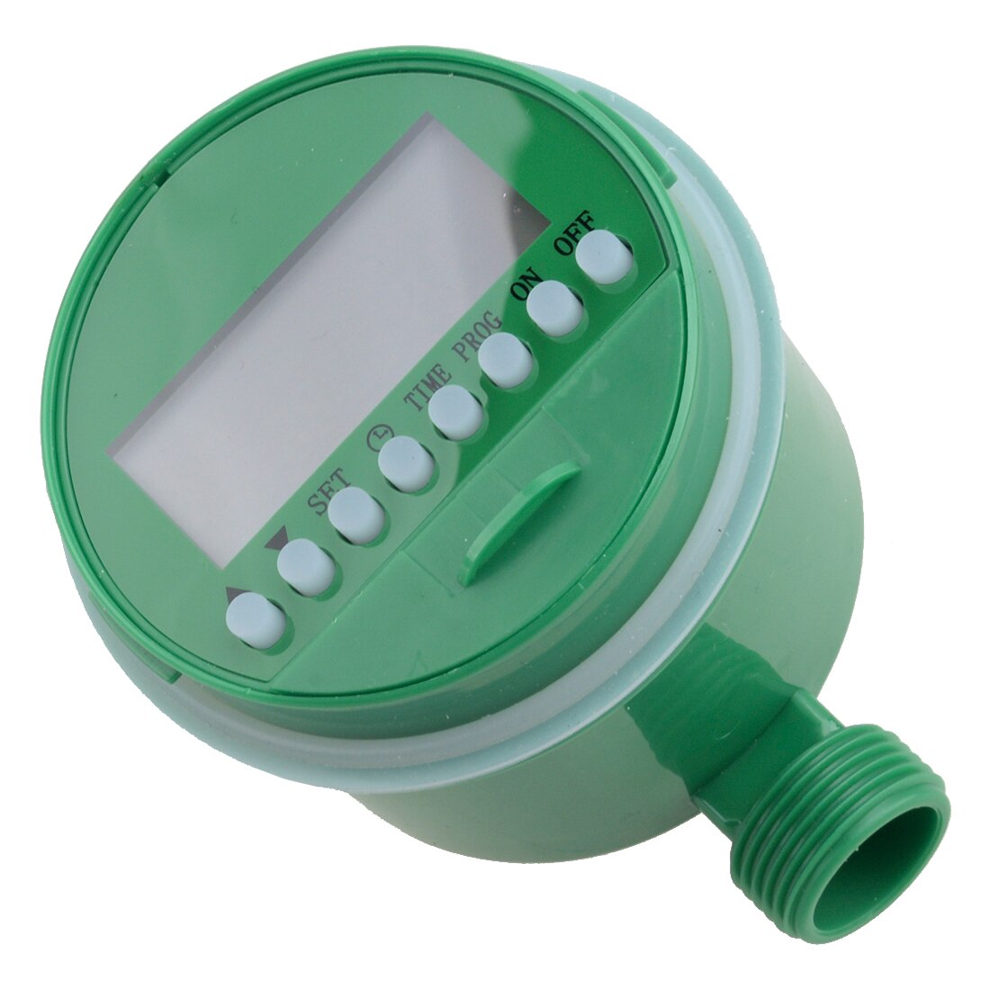 0-400kpa 0-40°C Solar Powered Water Timer Digital Irrigation Controller Garden Automatic Watering Green Plastic