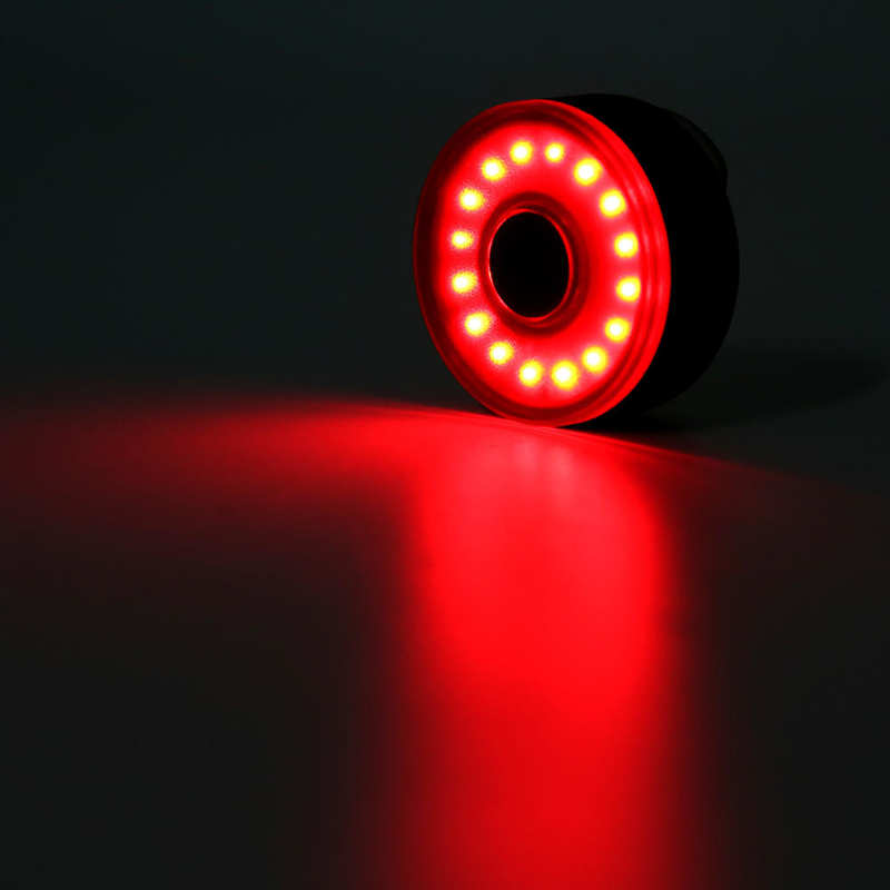 mini traffic light USB Rechargeable Bicycle LED Taillight Bike Rear Light Warning Lamp Compact Styling