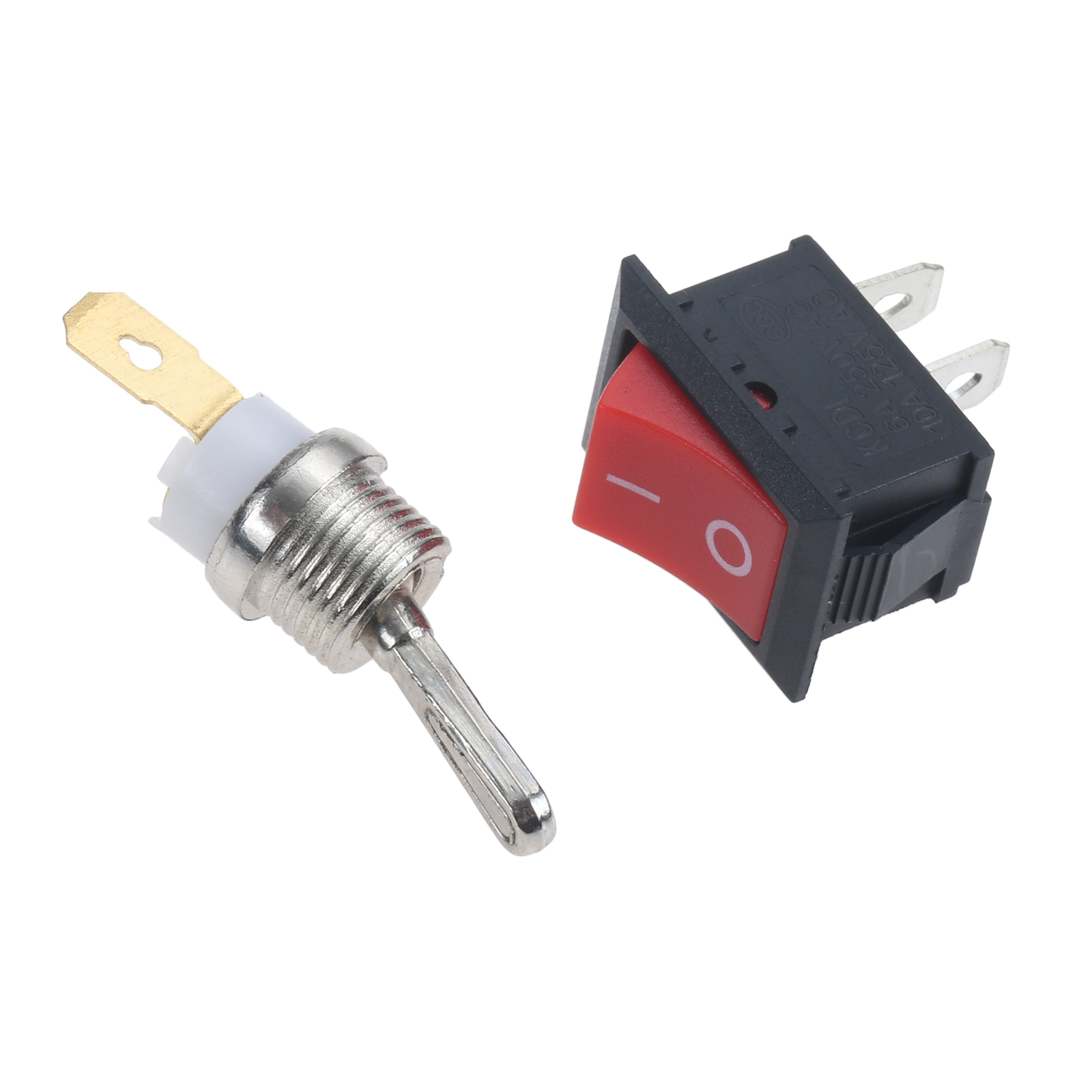 2pcs Replacement Chainsaw Toggle Flameout/Rocket Switch On/off Turning Gasoline Saw Logging for 2500,3800,6200/ 4500,5200,5800