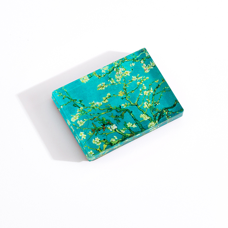 1Pcs Art Gallery Magneet Mooie Tekening Acryl Magnetische Knop Houder Voor Whiteboard Koelkast Memo Foto School F624: Blossom