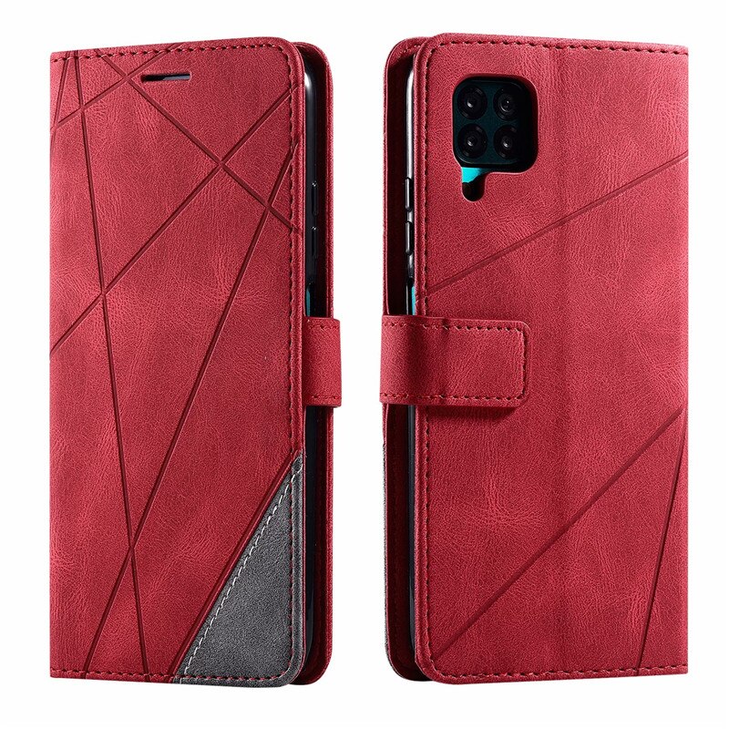 Voor Samsung Galaxy A12 Case Flip Magnetische Leather Cover Op Voor Samsung A12 Een 12 Coque GalaxyA12 Portemonnee Telefoon Gevallen