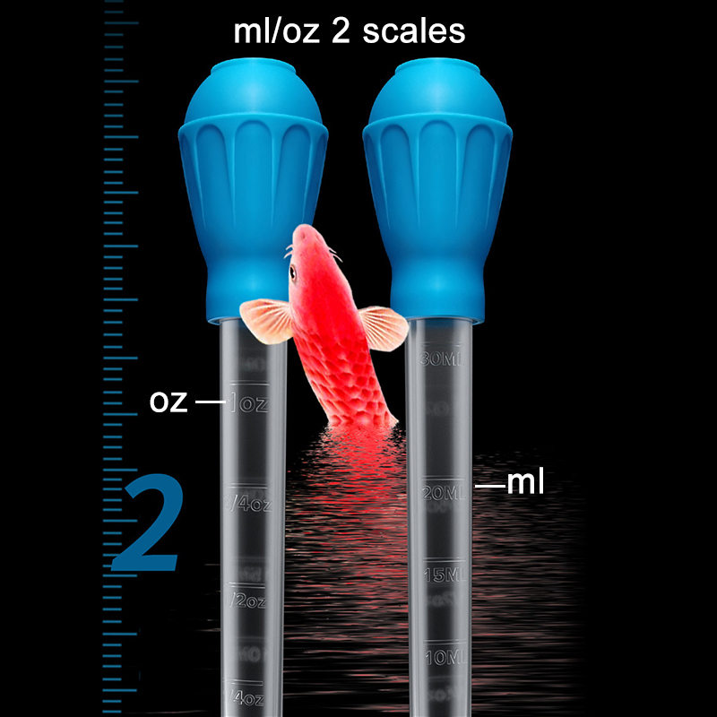 Sifón para acuario, pipetas alargadas, aspiradora para pecera, herramienta de limpieza Simple para cambiador de agua de acuario, 29cm, 54cm, 30ml y 50ml