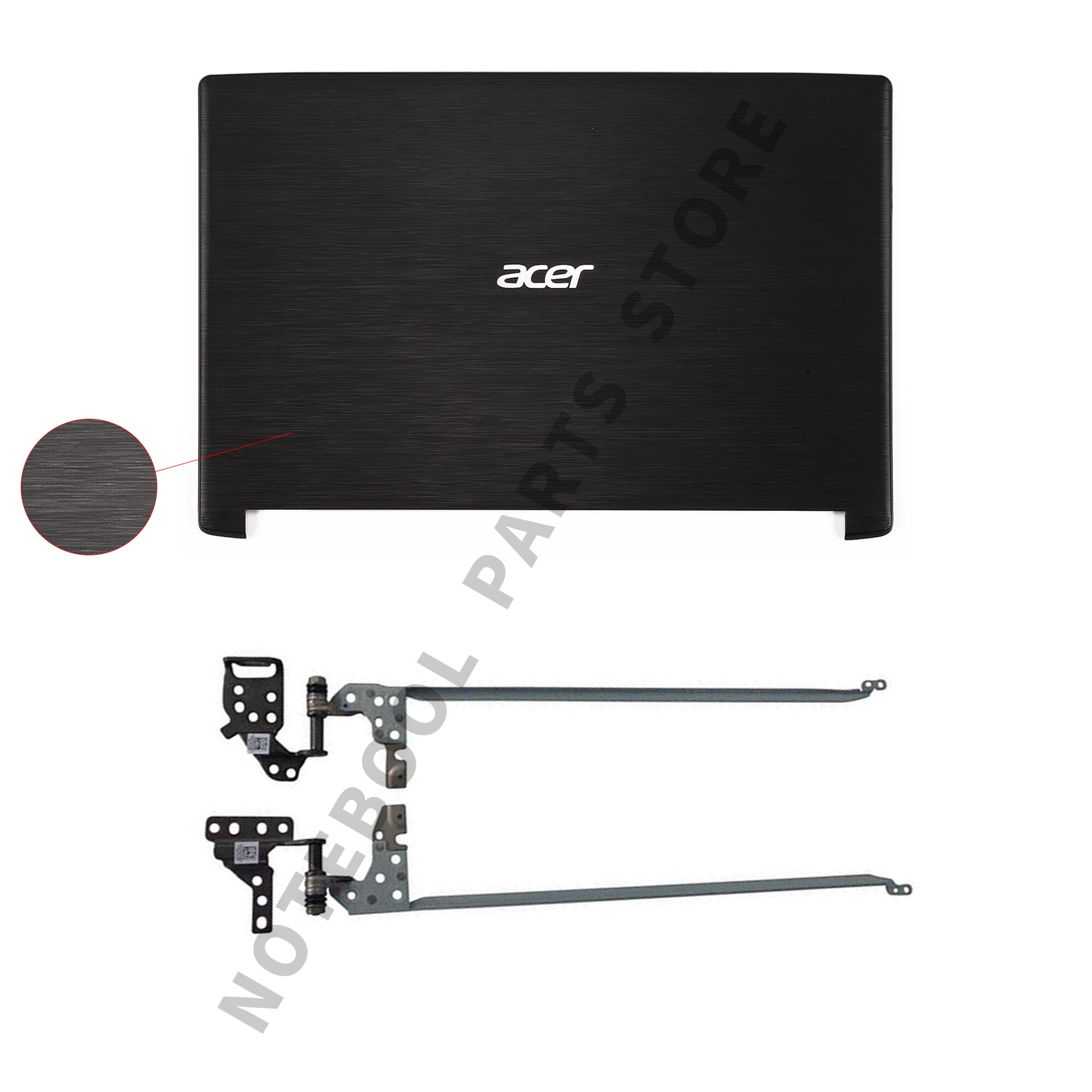 Cubierta trasera/bisel/bisagras para portátil Acer Aspire 5, A515-51, A515-51G, A515-41G, A315-33, A315-51, A315-53,: A Hinges 2