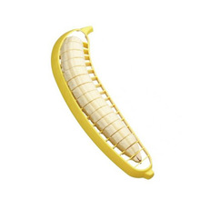 Keuken Geel Plastic Banana Slicer Cutter Chopper Keukengerei Gebruiksvoorwerp