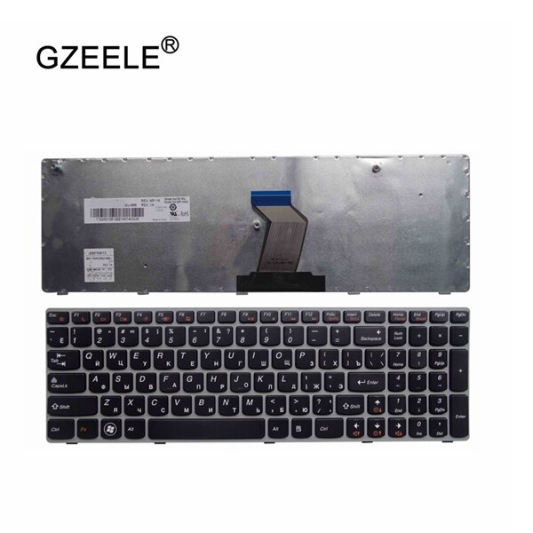 RU laptop klawiatura robić lenovo G570 G575 Z560 Z560A Z560G Z565 G570ach G570G G575AC G575AL G575GL G780 G770 G560 rosyjska RU: szary