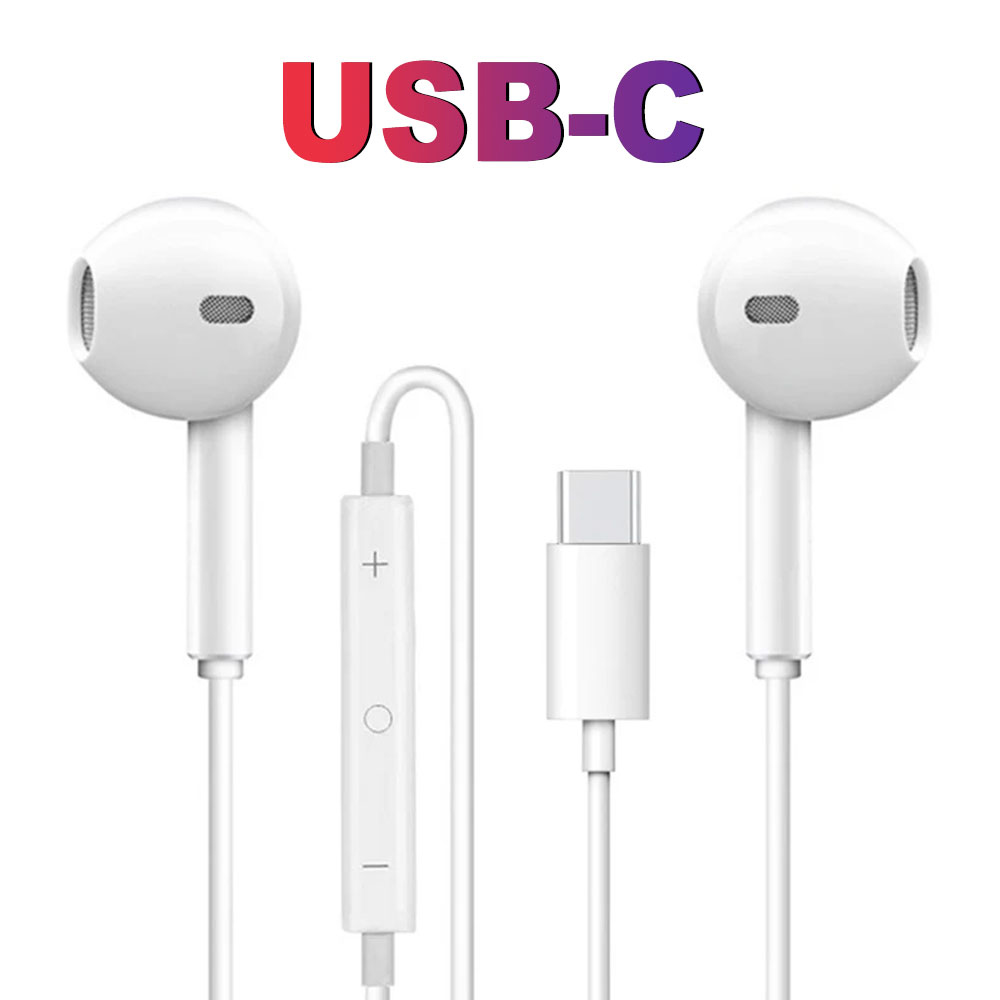 Originala trådbundna hörlurar för apple iphone 16 15 14 13 12 pro max usb c-hörlurar 11 xs  xr 7 8 6 lightning-tillbehör till öronproppar: Röd