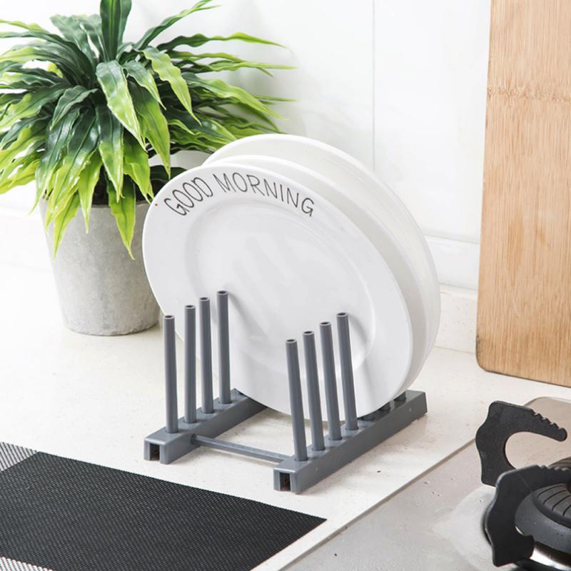 Kitchen Organizer Pot Lid Rack Dish Rack Pan Cover Stand Kitchen Accessories Spoon Holder Pot Lid Shelf Cooking Dish Rack