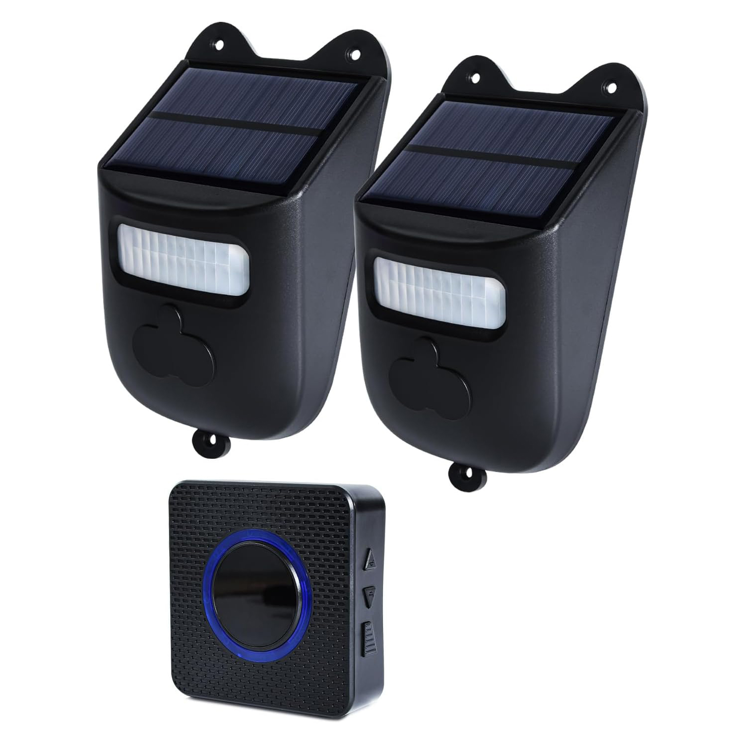 Driveway Alarm / Solar Wireless Driveway Alert / Weatherproof Motion Detector & Sensor / Driveway Detector Protects Your Outdoor