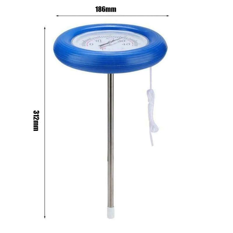 Swimmingpool spa flydende termometer vandtemperaturmåler dial meter enhed termometer vandtemperaturmåler dial meter