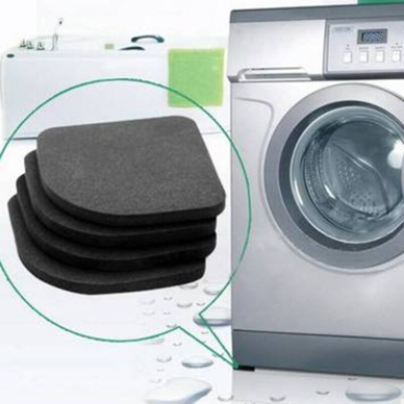 Vaskemaskine stødsikker puder skridsikre måtter køleskab antivibrationspuder