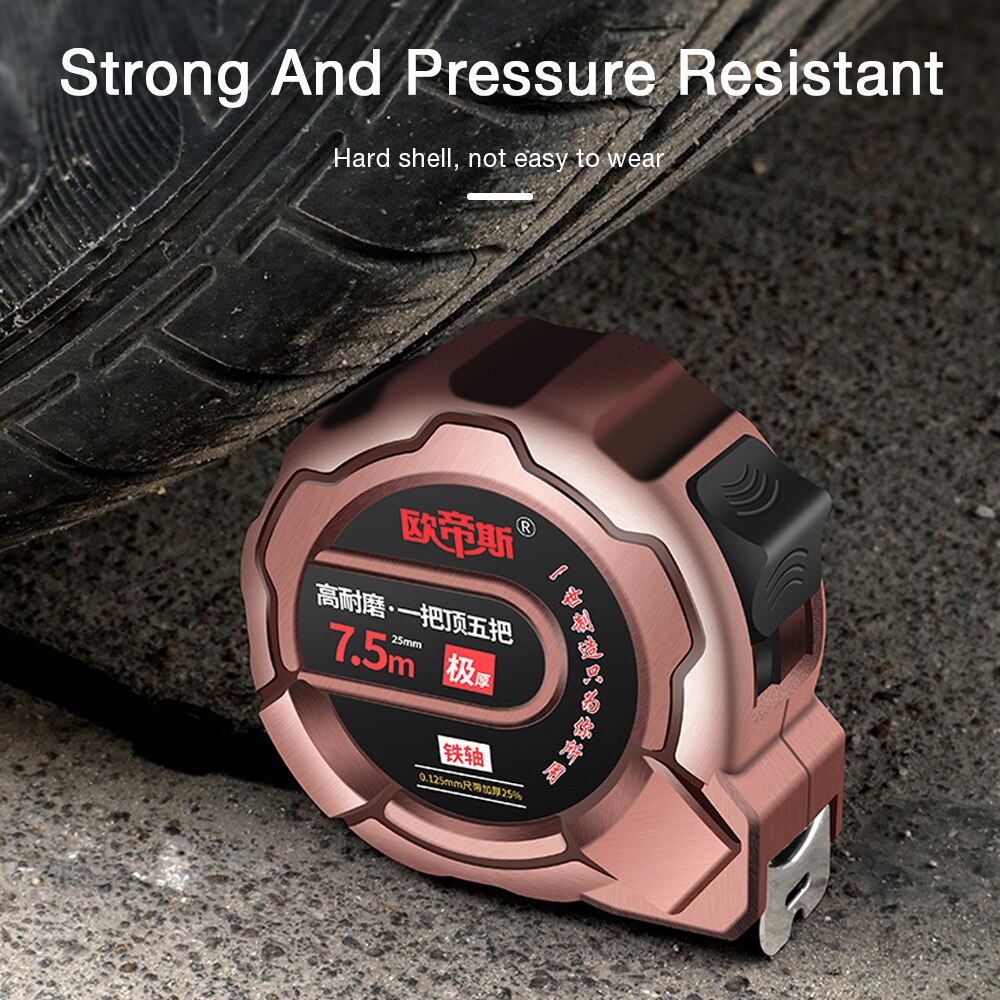 Portable tape measure 3/5/7.5/10m steel tape measure nylon resistance to fall waterproof distance measuring tape measuring tool