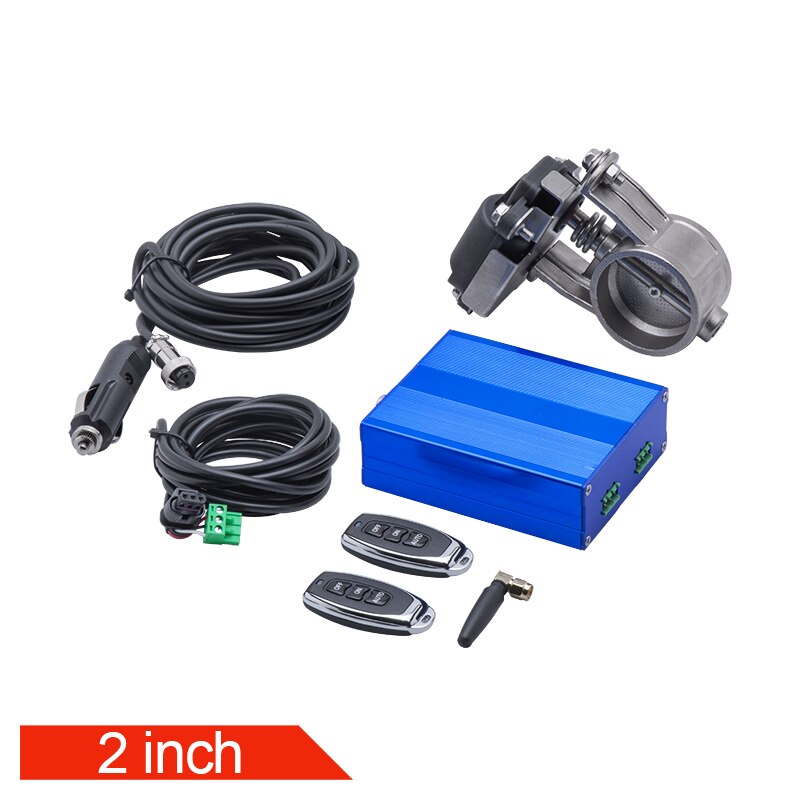 2 '' 2.25 '' 2.5 '' 2.75 '' 3 '' 3.5 '' elektrisk eksosventil i rustfritt stål med finjusterbart fjernkontroll-elektronisk brytersett
