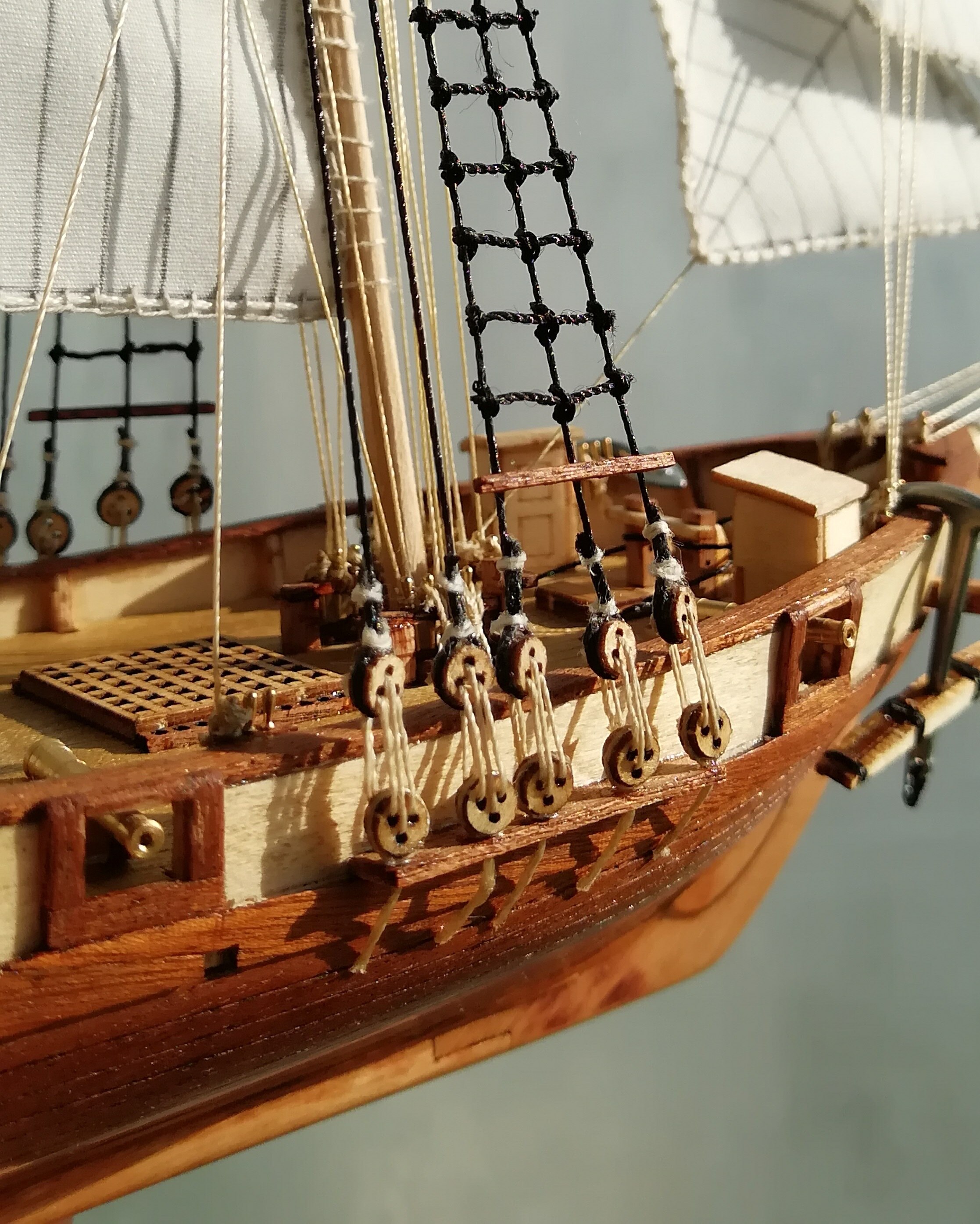 Segelbåt modell monteringssats skala 1:96 harvey segelbåt modell kit