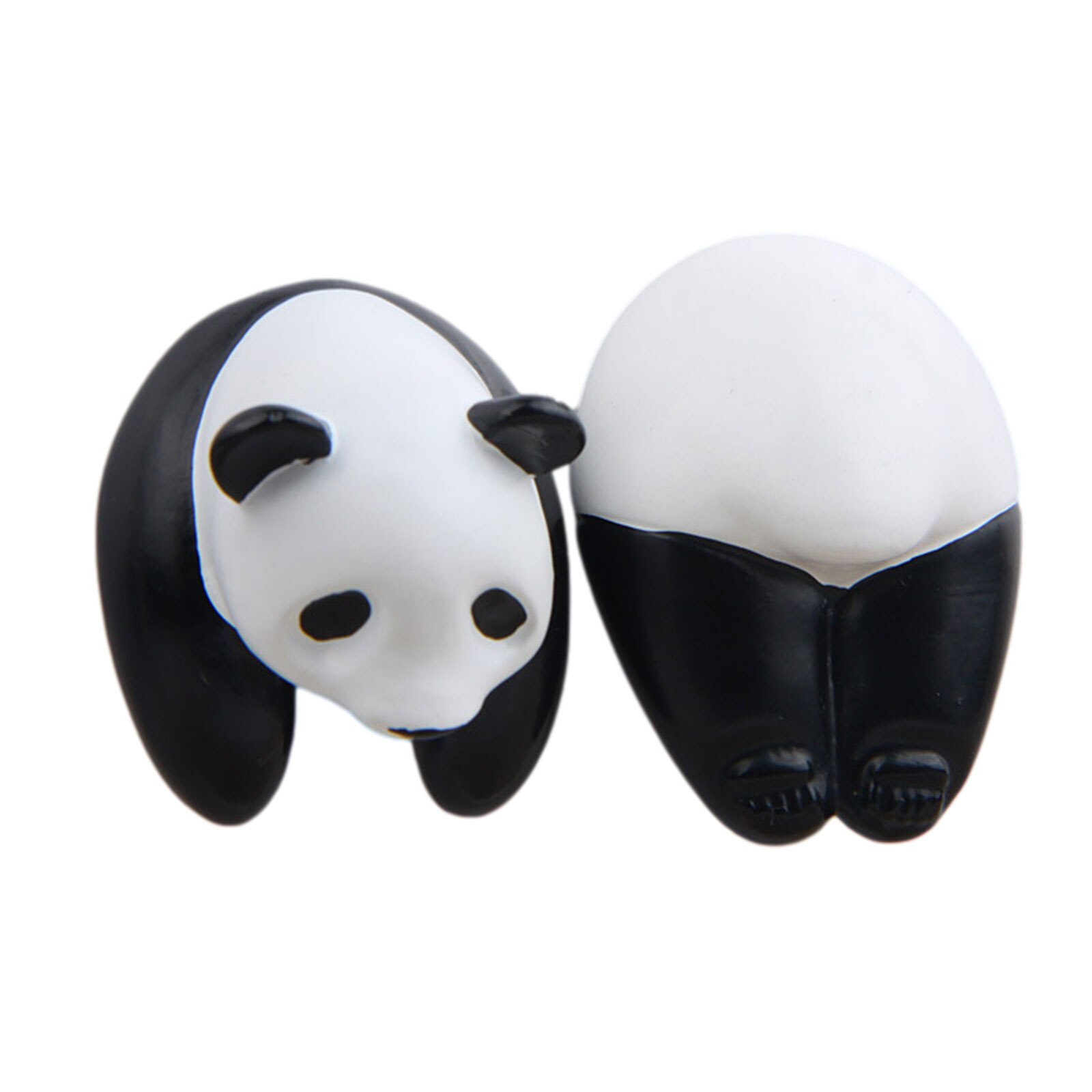 Cartoon Panda Half Body Figure, Three-dimensional Magnetic Refrigerator Magnet, Magnet Mobile Phone Case Material