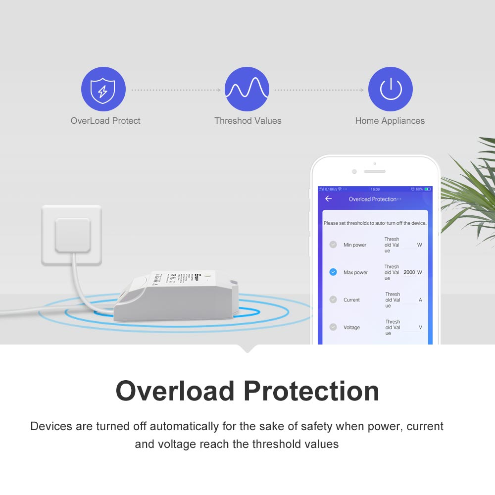 Itead sonoff pow  r2 15a 3500w wifi schalter controller echtzeit power verbrauch monitor messung e-welink für smart home