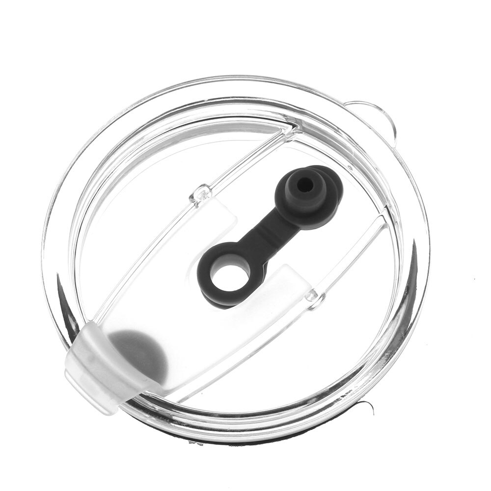 Splash Spill Proof And Plain Plastic Lid Sealing Bottle Cover 20oz 30oz For Yeti Rambler, RTIC, Most 30 Ounces Tumblers: white 30oz